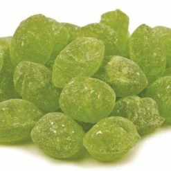 Sanded Apple Drops Old Fashioned Hard Candy 2 Pounds Claey's Candies Unwrapped Bulk Candy