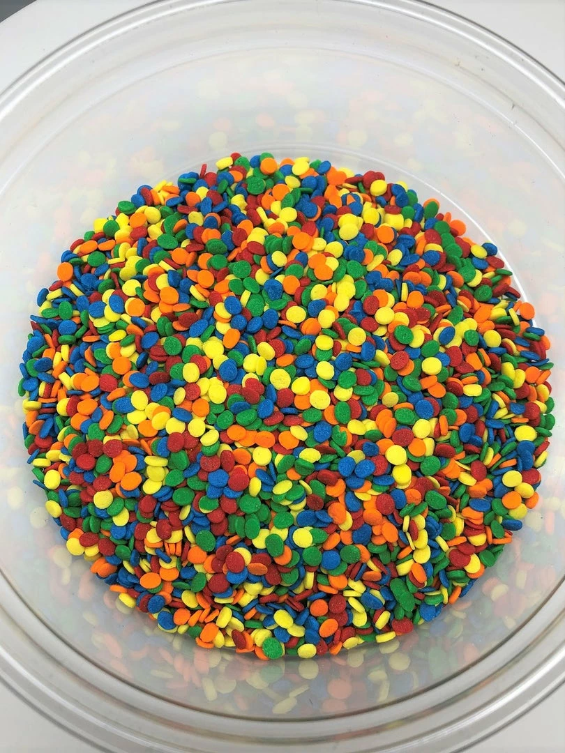 QA Products, Inc. - Beloit, Wisconsin Sprinkles & Toppings Bright Sequin Shapes Bakery Topping Sprinkles Sequins 5 Pounds 3 QA Products, Inc. - Beloit, Wisconsin Sprinkles & Toppings Bright Sequin Shapes Bakery Topping Sprinkles Sequins 5 Pounds