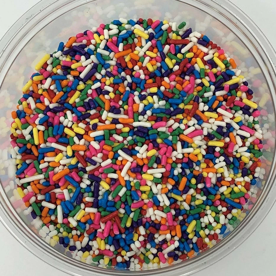 QA Products, Inc. - Beloit, Wisconsin Sprinkles Carnival Mix Multicolor Jimmies Topping 8 Ounces Colored Sprinkles Sprinkles & Toppings 3 QA Products, Inc. - Beloit, Wisconsin Sprinkles Carnival Mix Multicolor Jimmies Topping 8 Ounces Colored Sprinkles Sprinkles & Toppings