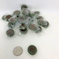 Sunrise Confections Chocolate Starlight Mints 2 Pound Chocolate Star Light Starlite Mint Hard Candy Wrapped Candy
