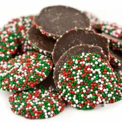Beulah's Candyland Christmas Nonpareils Dark Chocolate Candy Nonpareils 5 Pounds