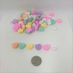 Rito Small Conversation Hearts 1 Pound Pastel Hearts