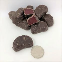 Beulah's Candyland Dark Chocolate Covered Cherry Slices Chocolate Cherry Jelly Slices 1 Pound
