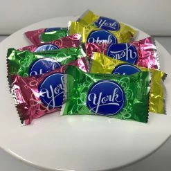 Hershey's - Hershey, Pennsylvania York Peppermint Patties Easter Foil Snack Size Bulk 2 Pounds Chocolate Mint