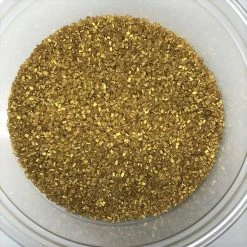 QA Products, Inc. - Beloit, Wisconsin Sprinkles & Toppings Sugar Crystalz Gold Crystals Bakery Topping Sprinkles 8 Ounces Colored Sugar