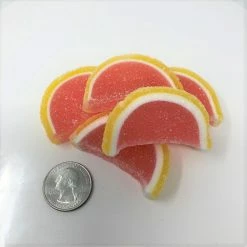 Cavalier Candies, Ltd - Winnipeg, Canada Cavalier Candies Fruit Slices Grapefruit Flavor Jelly Candy 5 Pounds