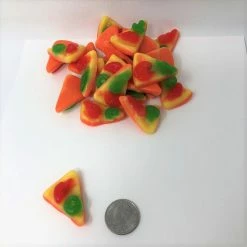 Vidal Golosinas, Located In Spain. Gummi Pizza Slices 2.2 Pound Bag Bulk Gummy Candy Fall / Halloween / Thanksgiving Candy