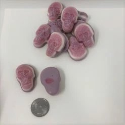 Vidal Golosinas, Located In Spain. Gummi Skulls Gummy Halloween Fall Autumn Candy 1 Pound