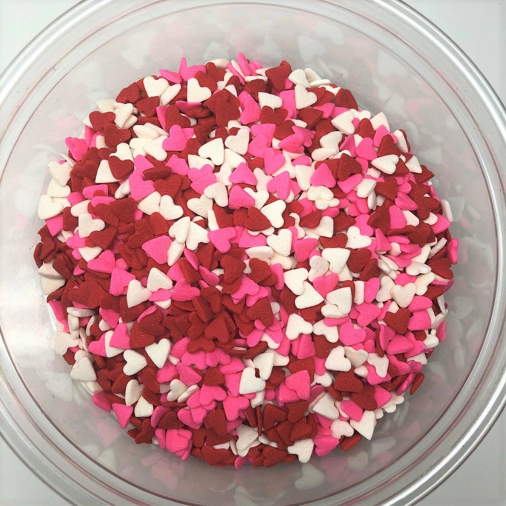 QA Products, Inc. - Beloit, Wisconsin Valentine Hearts Shapes Red/White/Pink Bakery Topping Sprinkles 1 Pound Sprinkles & Toppings 3 QA Products, Inc. - Beloit, Wisconsin Valentine Hearts Shapes Red/White/Pink Bakery Topping Sprinkles 1 Pound Sprinkles & Toppings