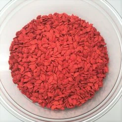 QA Products, Inc. - Beloit, Wisconsin Sprinkles & Toppings Valentine Red Lips Kiss Shapes Bakery Topping Sprinkles 1 Pound