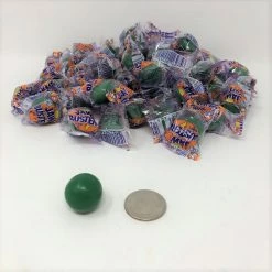 Beulah's Candyland Wrapped Candy Jawbreakers Green Color Medium 3/4 Inch Diameter Wrapped Jaw Breaker 5 Pounds