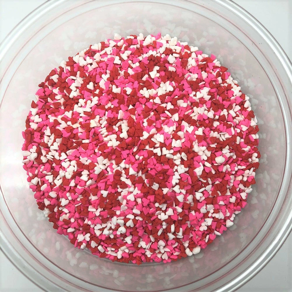QA Products, Inc. - Beloit, Wisconsin Valentine Hearts Mini Shapes Red White Pink Bakery Topping Sprinkles 8 Ounces Sprinkles & Toppings 3 QA Products, Inc. - Beloit, Wisconsin Valentine Hearts Mini Shapes Red White Pink Bakery Topping Sprinkles 8 Ounces Sprinkles & Toppings