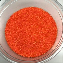 QA Products, Inc. - Beloit, Wisconsin Nonpareils Orange Bakery Topping Sprinkles Colored Nonpareils 8 Ounces Sprinkles & Toppings
