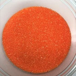 QA Products, Inc. - Beloit, Wisconsin Sugar Sanding Orange Bakery Topping Sprinkles Colored Sugar 1 Pound
