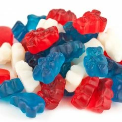 Beulah's Candyland Patriotic Candy Patriotic Gummi Bears 1 Pound Freedom Gummi Bears
