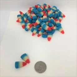 Beulah's Candyland Patriotic Candy Corn 2 Pounds Red White Blue Raspberry Lemonade Candy