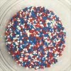 QA Products, Inc. - Beloit, Wisconsin Patriotic Star Shapes MINI Red White Blue Stars Topping Sprinkles 5 Pounds 1 QA Products, Inc. - Beloit, Wisconsin Patriotic Star Shapes MINI Red White Blue Stars Topping Sprinkles 5 Pounds