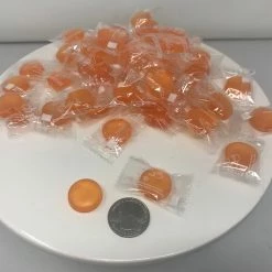 Beulah's Candyland Peach Sugar Free Candy 2 Pounds Hard Sucking Candy