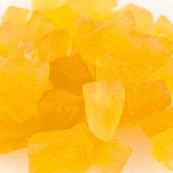 Beulah's Candyland Nuts & Dried Fruits Paradise Natural Pineapple Yellow Wedges Candied Fruit Glaze Bulk 10 Pound Box