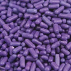 QA Products, Inc. - Beloit, Wisconsin Sprinkles Purple Jimmies Bakery Topping 1 Pound Colored Sprinkles Sprinkles & Toppings