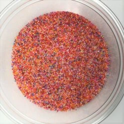 QA Products, Inc. - Beloit, Wisconsin Sugar Sanding Rainbow Bakery Topping Sprinkles Colored Sugar 8 Ounces