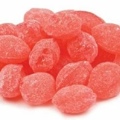 Sanded Watermelon Drops Old Fashioned Hard Candy 1 Pound Claey's Candies Unwrapped Bulk Candy