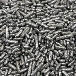 QA Products, Inc. - Beloit, Wisconsin Sprinkles Silver Toppers Topperz Shiny Topping 1 Pound Colored Sprinkles Sprinkles & Toppings