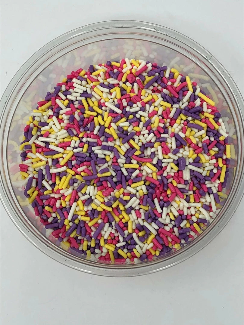 QA Products, Inc. - Beloit, Wisconsin Spring Mix Sprinkles Pastel Jimmies Bakery Topping 8 Ounces Colored Sprinkles 3 QA Products, Inc. - Beloit, Wisconsin Spring Mix Sprinkles Pastel Jimmies Bakery Topping 8 Ounces Colored Sprinkles