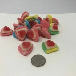 Vidal Golosinas, Located In Spain. Gummi Triple Hearts 1 Pound Gummy Valentine Candy