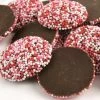 Beulah's Candyland Valentine Nonpareils Dark Chocolate Candy Nonpareil 2 Pounds