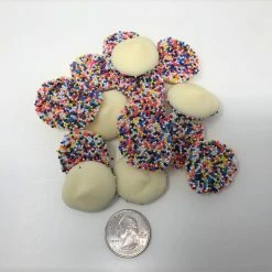 Beulah's Candyland Gourmet Nonpareils White Chocolate Candy Nonpareil 1 Pound